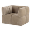 Marisol - Modern Taupe Fabric Swivel Accent Chair / VGOD-ZW-25038-CHR-TPE