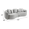 Barasa Oversize Sofa w/5 Pillows / LV07150