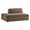 Restore Performance Fabric Upholstered Left-Facing Armless Modular Chaise by Modway / EEI-7386