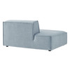 Restore Performance Fabric Upholstered Left-Facing Armless Modular Chaise by Modway / EEI-7386