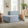 Restore Performance Fabric Upholstered Left-Facing Armless Modular Chaise by Modway / EEI-7386