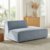 Restore Performance Fabric Upholstered Right-Facing Armless Modular Chaise by Modway / EEI-7388