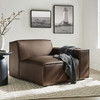Restore Vegan Leather Right-Facing Modular Lounge Chair by Modway / EEI-7398
