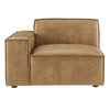 Restore Vegan Leather Left-Facing Modular Lounge Chair by Modway / EEI-7400