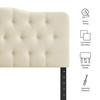 Annabel Premium Linen Blend King Headboard by Modway / MOD-7274