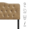 Annabel Vegan Leather King Headboard by Modway / MOD-7275