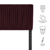 Eloise Stain-Resistant Performance Velvet Queen Headboard by Modway / MOD-7278
