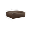 Restore Vegan Leather Modular Ottoman by Modway / EEI-7402