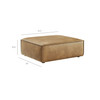 Restore Vegan Leather Modular Ottoman by Modway / EEI-7402