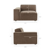 Restore 2-Piece Performance Fabric Upholstered Modular Loveseat by Modway / EEI-7403