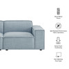 Restore 2-Piece Performance Fabric Upholstered Modular Loveseat by Modway / EEI-7403