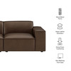 Restore 2-Piece Vegan Leather Modular Loveseat by Modway / EEI-7404