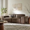 Restore 2-Piece Vegan Leather Modular Loveseat by Modway / EEI-7404