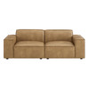 Restore 2-Piece Vegan Leather Modular Loveseat by Modway / EEI-7404
