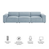 Restore 3-Piece Performance Fabric Upholstered Modular Sofa Set by Modway / EEI-7407