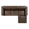 Restore 4-Piece Vegan Leather Modular Sofa Set with Ottoman by Modway / EEI-7410