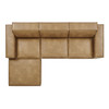 Restore 4-Piece Vegan Leather Modular Sofa Set with Ottoman by Modway / EEI-7410