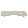 Restore 5-Piece Performance Fabric Upholstered Modular L-Shaped Sofa by Modway / EEI-7411