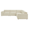 Restore 5-Piece Performance Fabric Upholstered Modular L-Shaped Sofa by Modway / EEI-7411