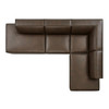 Restore 4-Piece Vegan Leather Modular L-Shaped Armless Sectional Sofa by Modway / EEI-7414