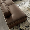 Restore 4-Piece Vegan Leather Modular L-Shaped Armless Sectional Sofa by Modway / EEI-7414