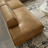 Restore 4-Piece Vegan Leather Modular L-Shaped Armless Sectional Sofa by Modway / EEI-7414