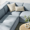 Restore 6-Piece Performance Fabric Upholstered U-Shaped Sectional Sofa by Modway / EEI-7415