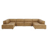 Restore 6-Piece Vegan Leather U-Shaped Armless Sectional Sofa by Modway / EEI-7416