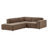 Restore 3-Piece Performance Fabric Upholstered Modular L-Shaped Sectional Sofa by Modway / EEI-7419