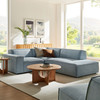 Restore 3-Piece Performance Fabric Upholstered Modular L-Shaped Sectional Sofa by Modway / EEI-7421