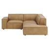 Restore 3-Piece Vegan Leather Modular L-Shaped Sectional Sofa by Modway / EEI-7422