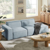 Restore 2-Piece Performance Fabric Upholstered Modular Loveseat by Modway / EEI-7425