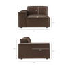 Restore 2-Piece Vegan Leather Modular Loveseat by Modway / EEI-7426