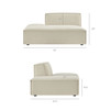 Restore 2-Piece Performance Fabric Upholstered Modular Loveseat by Modway / EEI-7427