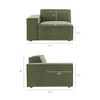 Restore 4-Piece Performance Fabric Upholstered Modular L-Shaped Sofa by Modway / EEI-7429