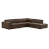 Restore 4-Piece Vegan Leather Modular L-Shaped Sofa by Modway / EEI-7430