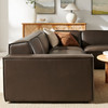 Restore 4-Piece Vegan Leather Modular L-Shaped Sofa by Modway / EEI-7430