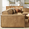 Restore 4-Piece Vegan Leather Modular L-Shaped Sofa by Modway / EEI-7430