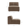 Restore 4-Piece Performance Fabric Upholstered Modular L-Shaped Sofa by Modway / EEI-7431