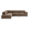 Restore 4-Piece Performance Fabric Upholstered Modular L-Shaped Sofa by Modway / EEI-7431