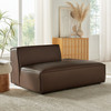 Restore Vegan Leather Right-Facing Armless Modular Chaise by Modway / EEI-7389