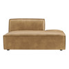 Restore Vegan Leather Right-Facing Armless Modular Chaise by Modway / EEI-7389