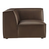 Restore Vegan Leather Modular Corner Chair by Modway / EEI-7394