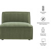 Restore Performance Fabric Upholstered Armless Modular Chair by Modway / EEI-7395