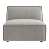 Restore Performance Fabric Upholstered Armless Modular Chair by Modway / EEI-7395