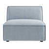 Restore Performance Fabric Upholstered Armless Modular Chair by Modway / EEI-7395
