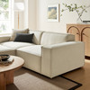Restore 3-Piece Performance Fabric Upholstered Modular Loveseat with Ottoman by Modway / EEI-7405