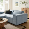 Restore 3-Piece Performance Fabric Upholstered Modular Loveseat with Ottoman by Modway / EEI-7405
