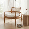 Tula Wood Rattan Lounge Chair by Modway / EEI-7602