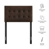 Emily Stain-Resistant Performance Velvet Twin Size Headboard by Modway / MOD-7280
